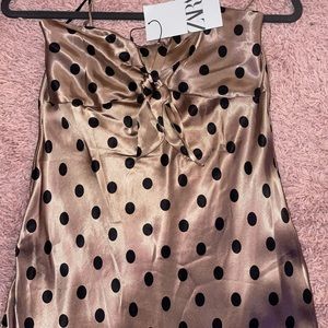 Zara Satin midi dress